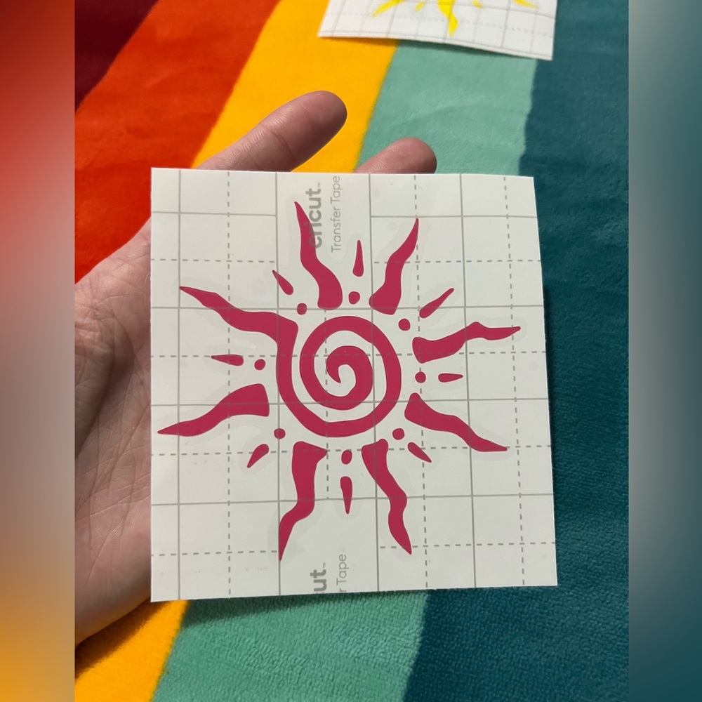 Tribal Sun Vinyl Decal ☀️